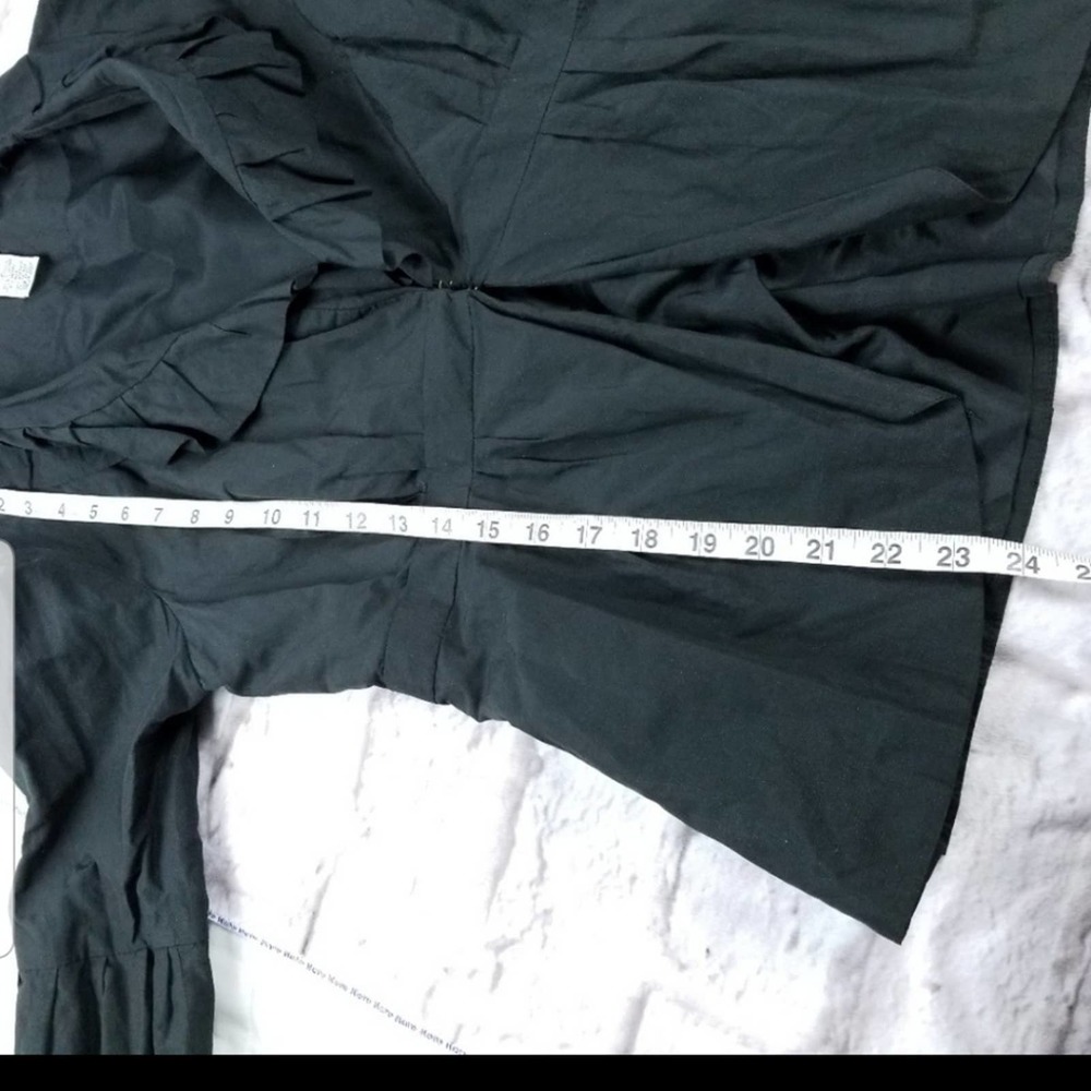 CAbi Black Ruffle Blazer - Picture 6 of 8